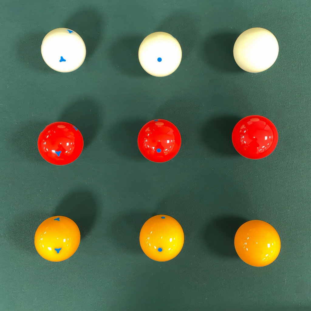 3 gammes de billes de billard français Dynasphere chez Eurobillards